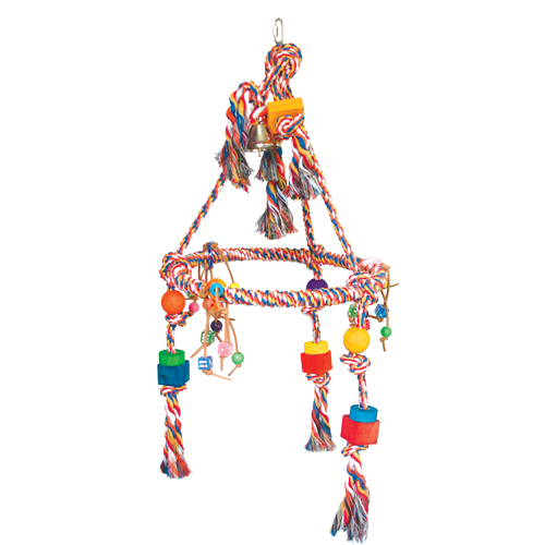 K0053L Horizontal Rope Pyramid Swing Large