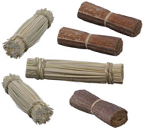 145968 Natural Chews Foot Toys Package of 6