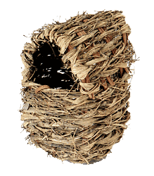 9PRE1152 Keet Covered Twig Nest Large